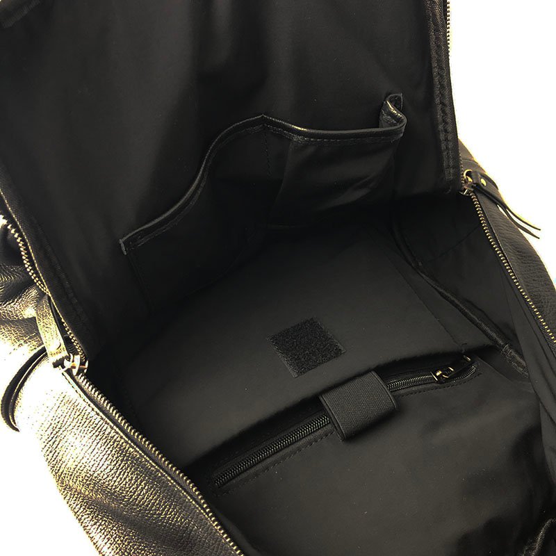 leather backpack black leather backpack black