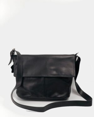 men leather messenger bag