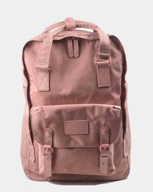 lady girl travel backpack pink